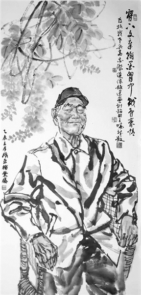 一个个登门拜访 两个月画了13幅抗战老兵肖像 欢迎大家来观展